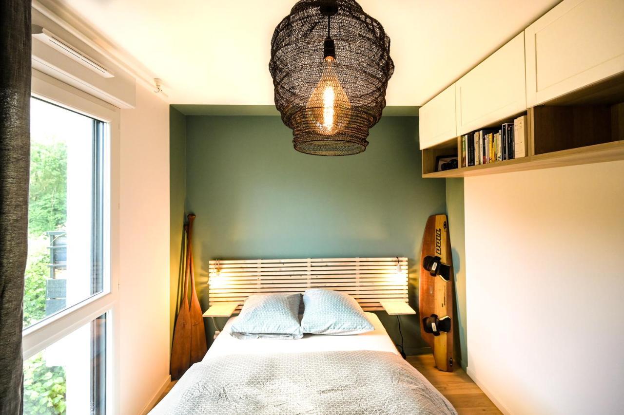 L'olympique: Cosy, Vue Canal Grande Terrasse Et Parking * Vaires-sur-Marne